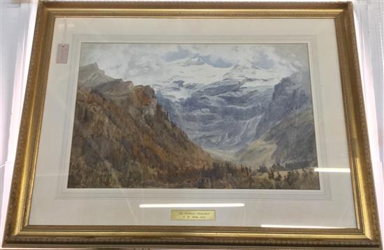 Colin Bent Phillip (1855-1930), Les Diablerets, Switzerland, signed, dated June 1926, watercolour(-)